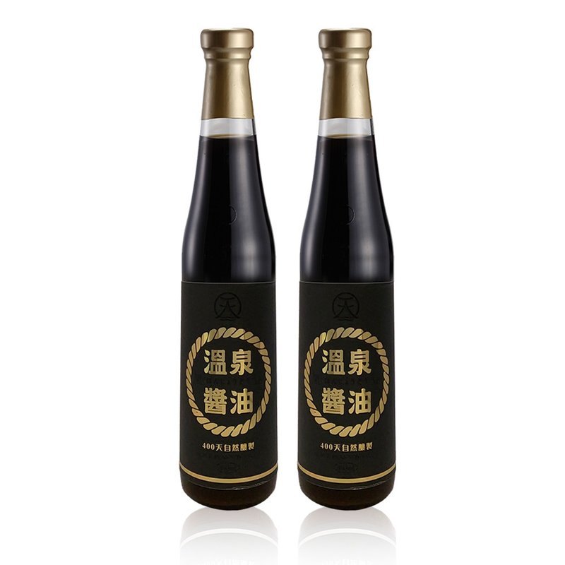 老黑豆温泉酱油400mlx2入 - 酱料/调味料 - 玻璃 