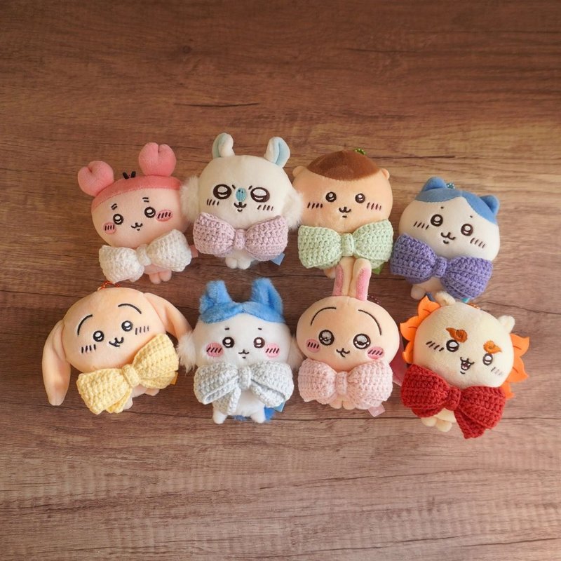 软糖蝴蝶结围巾 | 娃衣 吉伊卡哇 SJ 团子 圭美 意志薄弱酱 - 玩偶/公仔 - 棉．麻 粉红色