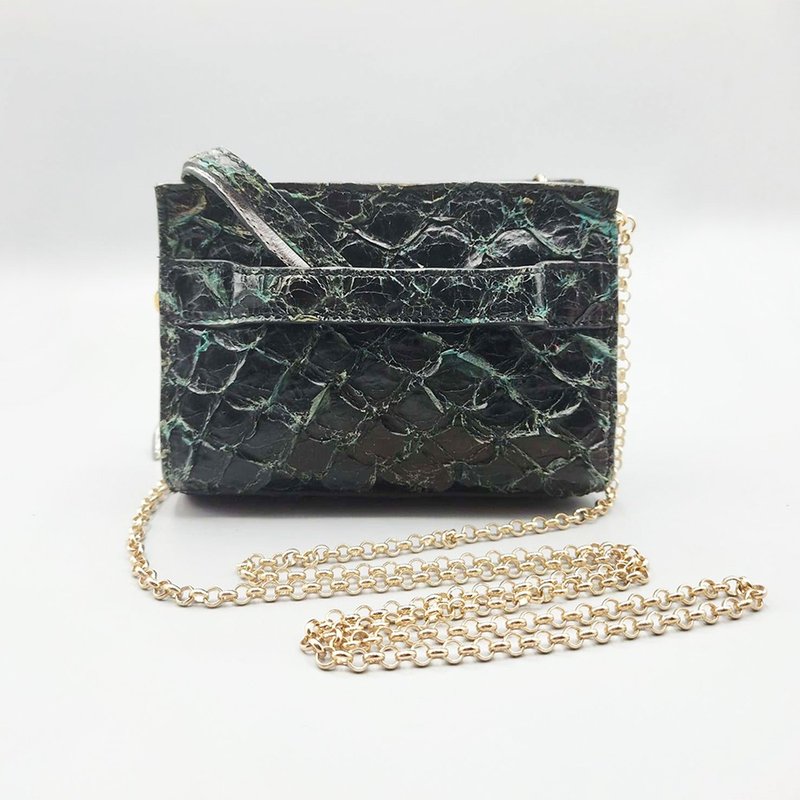 Belen Clutch and Cross-Body Leather Bag - 手拿包 - 真皮 