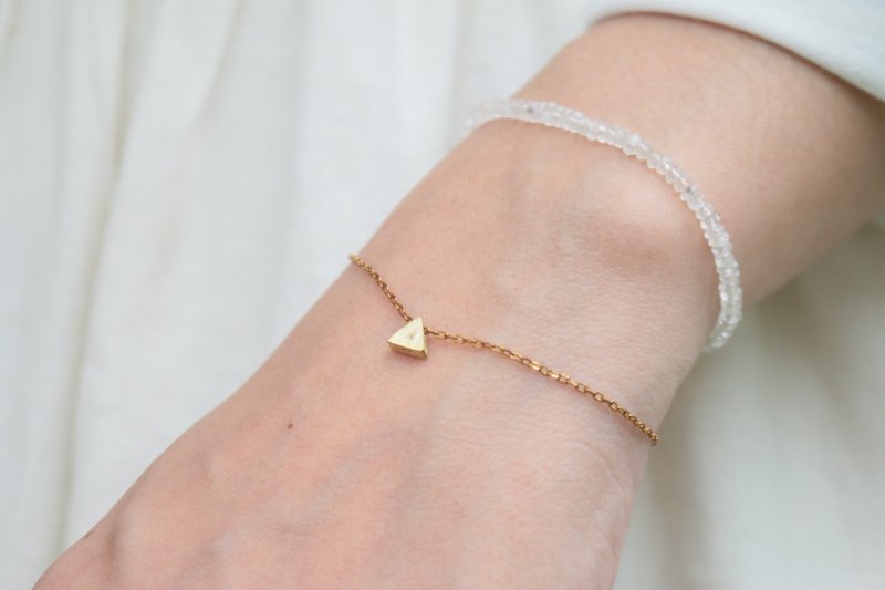 <☞ HAND IN HAND ☜> 黄铜 - 想一想 手链 (0835) - 手链/手环 - 其他金属 金色