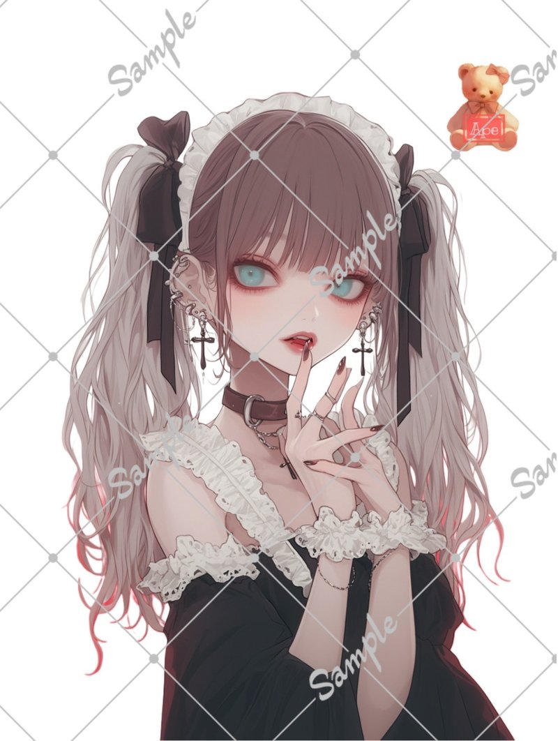 原创人物贴纸 装饰贴纸 内含 5 枚 - 贴纸 - 纸 