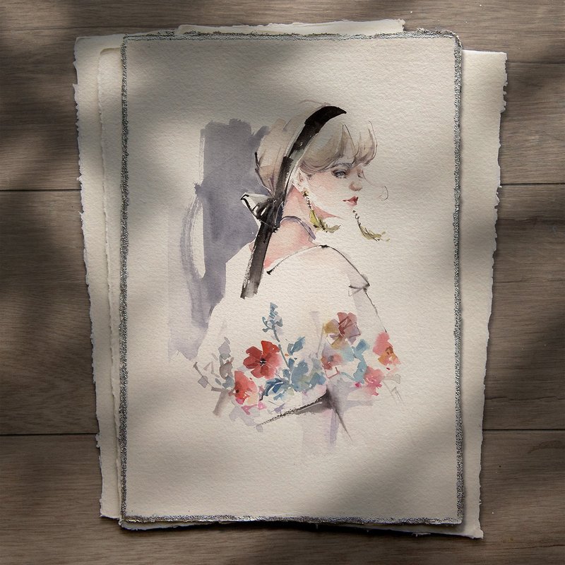 手工精饰艺术微喷 -【花器】 - 海报/装饰画/版画 - 纸 