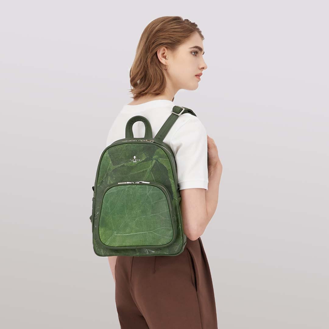 Backpack - Dark Green - 后背包/双肩包 - 植物．花 绿色