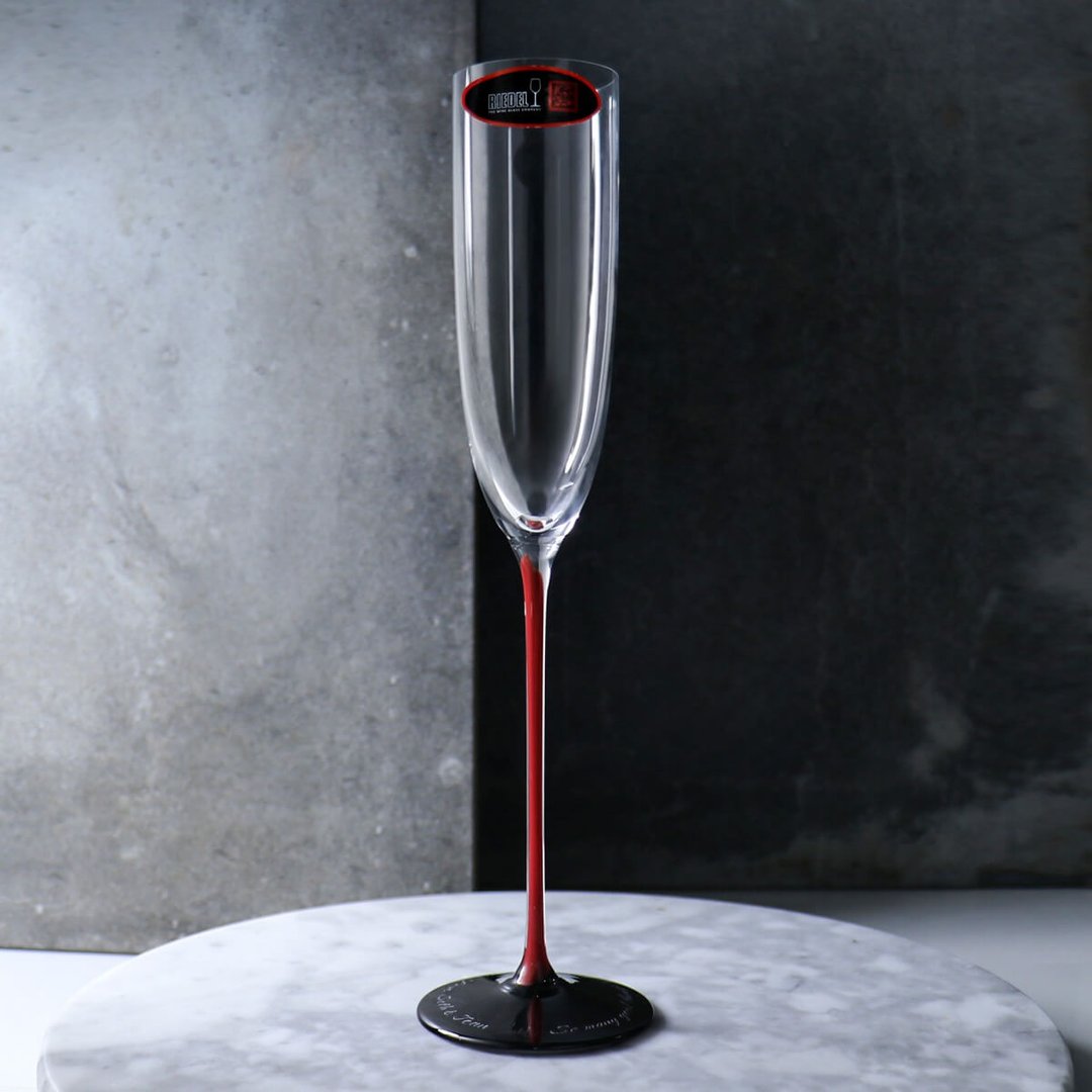 330cc【奥地利 Riedel 红梗系列】(多文字版)香槟杯 - 酒杯/酒器 - 玻璃 红色