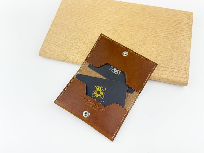 TaiYang 真皮名片夹 手工卡片夹 - 名片夹/名片盒 - 真皮 咖啡色