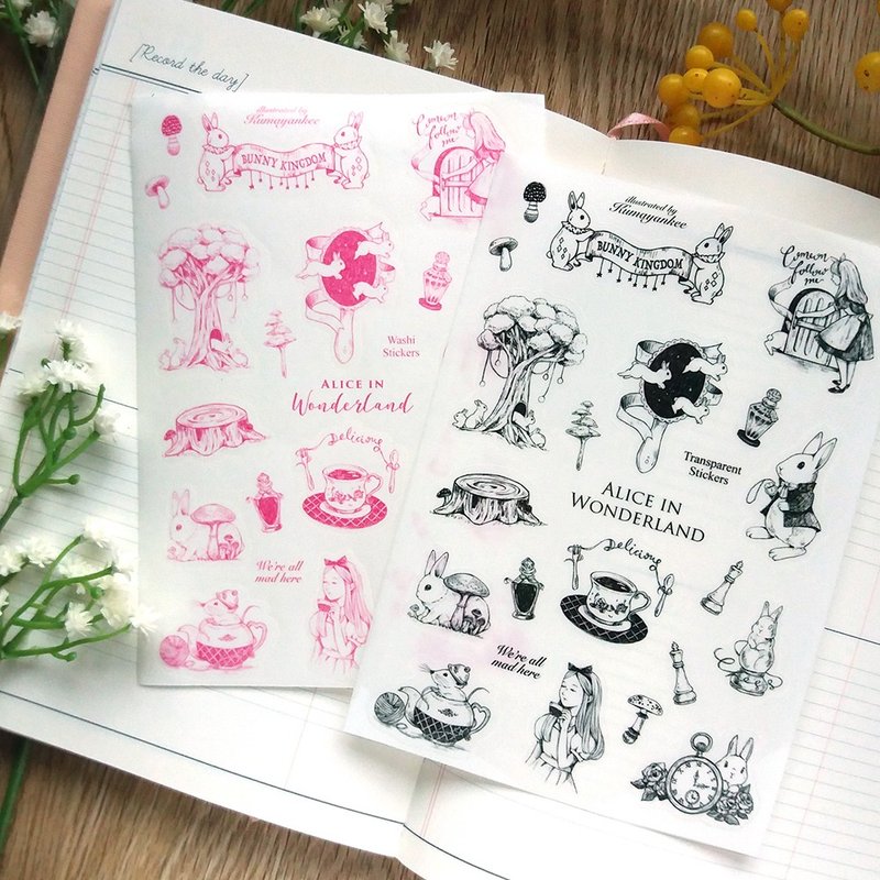 爱丽丝贴纸组 - 贴纸 - 纸 