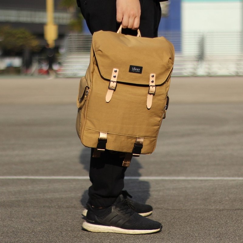 【季节特价】 HUNTER系列390 卡其色简约多用单镜反光相机背包 - 相机包/相机袋 - 其他材质 卡其色