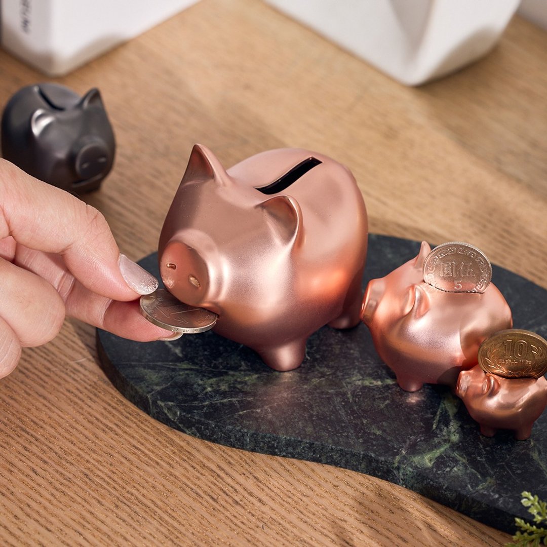 金猪 GOLDENPIG-捌 (雾玫金) 限时赠品活动 9/26-10-/10 - 摆饰 - 贵金属 粉红色