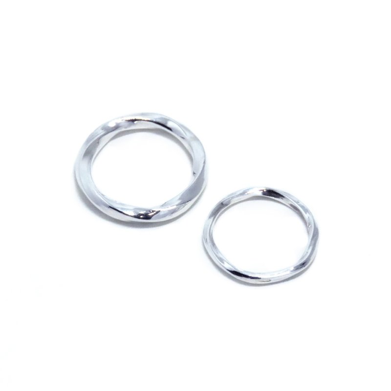 文化币金工手作课程 纯银戒指【无限】方线莫比乌斯戒指 - 金工/饰品 - 纯银 