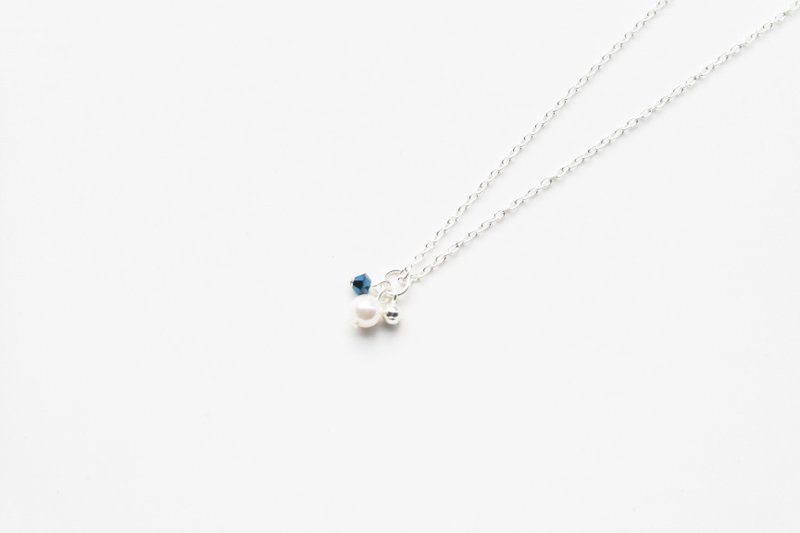 Birthday Crystal- 纯银(14款) 妳的专属生日水晶 极细锁骨链 - 锁骨链 - 宝石 