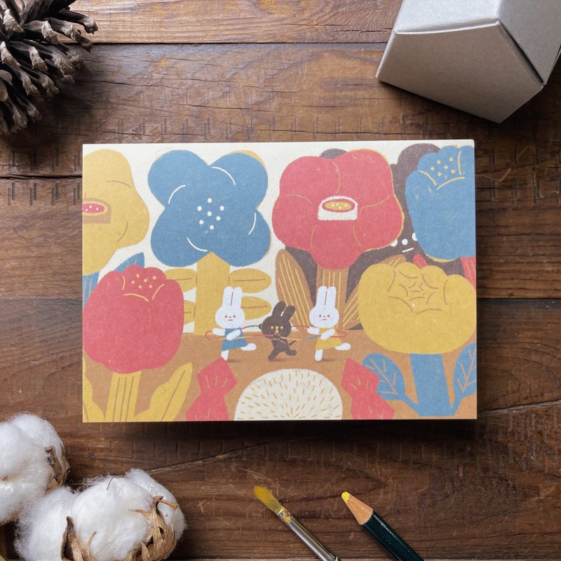 插画明信片 - 友情花园 Secret Garden - 卡片/明信片 - 纸 多色