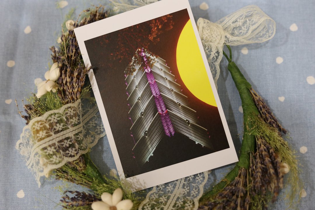 【明信片】不一样的台北101/ A different Taipei 101 - 卡片/明信片 - 纸 白色