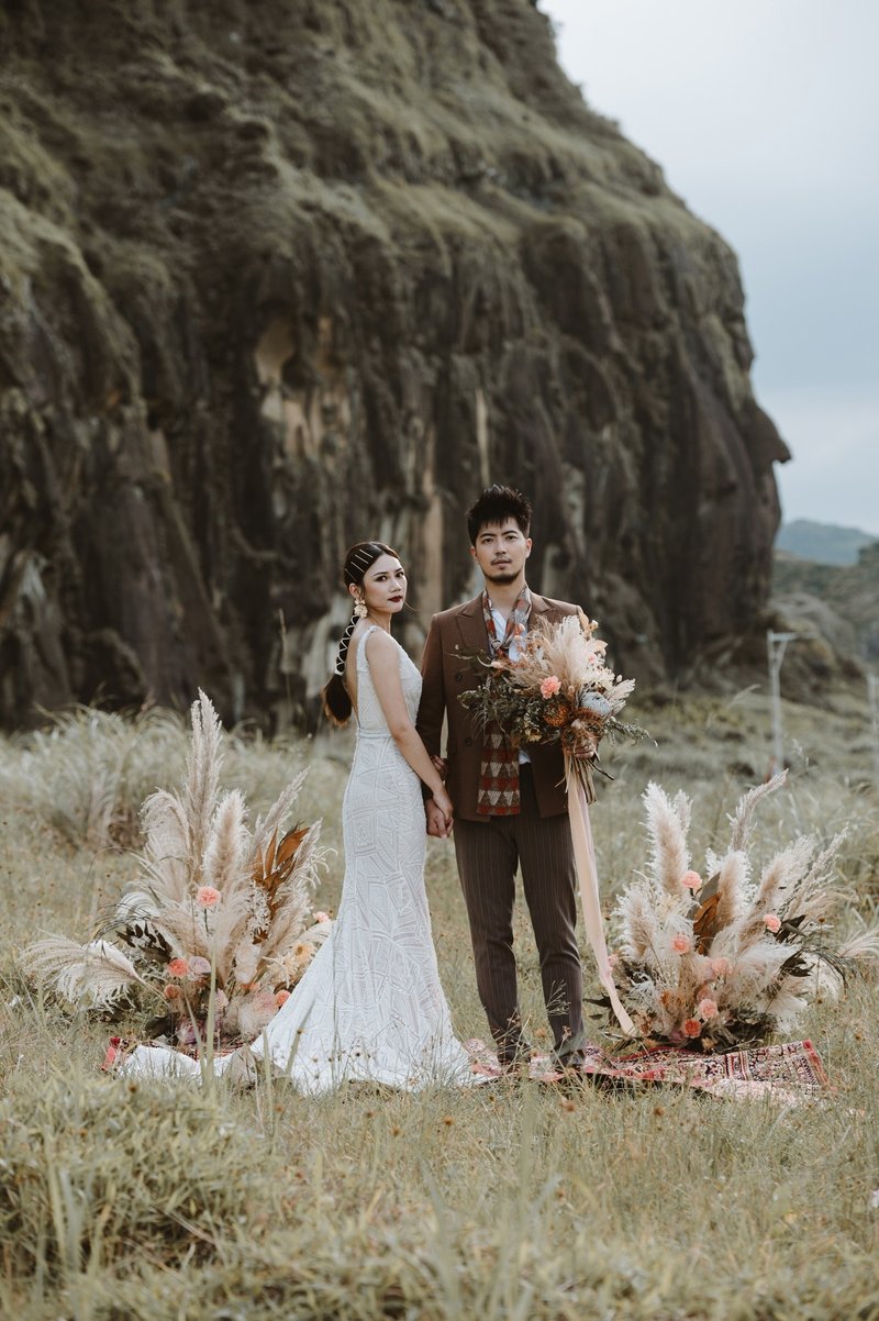 【波西米亚 花艺布置】婚礼布置/派对布置/花艺布置/婚布项目 - 摆饰 - 植物．花 卡其色