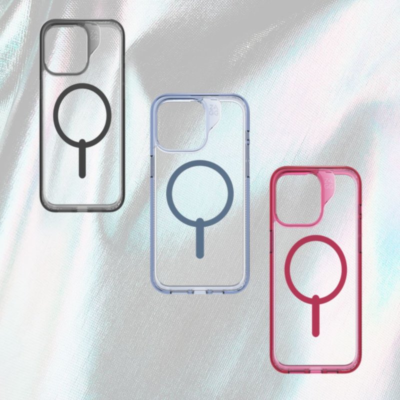 ZAGG iPhone 15 Santa Cruz Snap 石墨烯Magsafe 磁吸透明手机壳 - 手机壳/手机套 - 塑料 多色