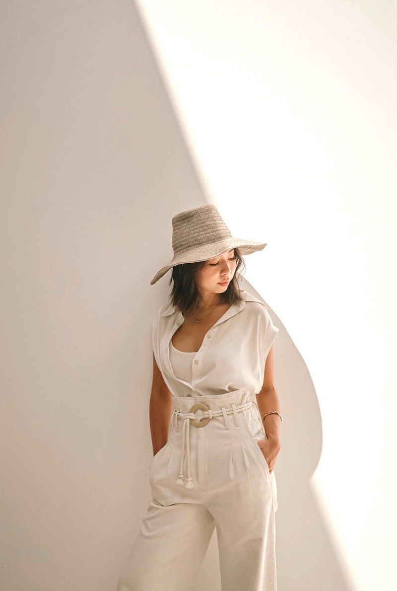 Gale 编织帽 - 帽子 - 塑料 卡其色