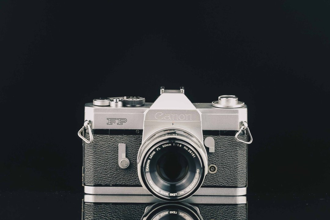 Canon FP+Canon FL 50mm F=1.8 #9425 #135底片相机 - 相机 - 其他金属 黑色