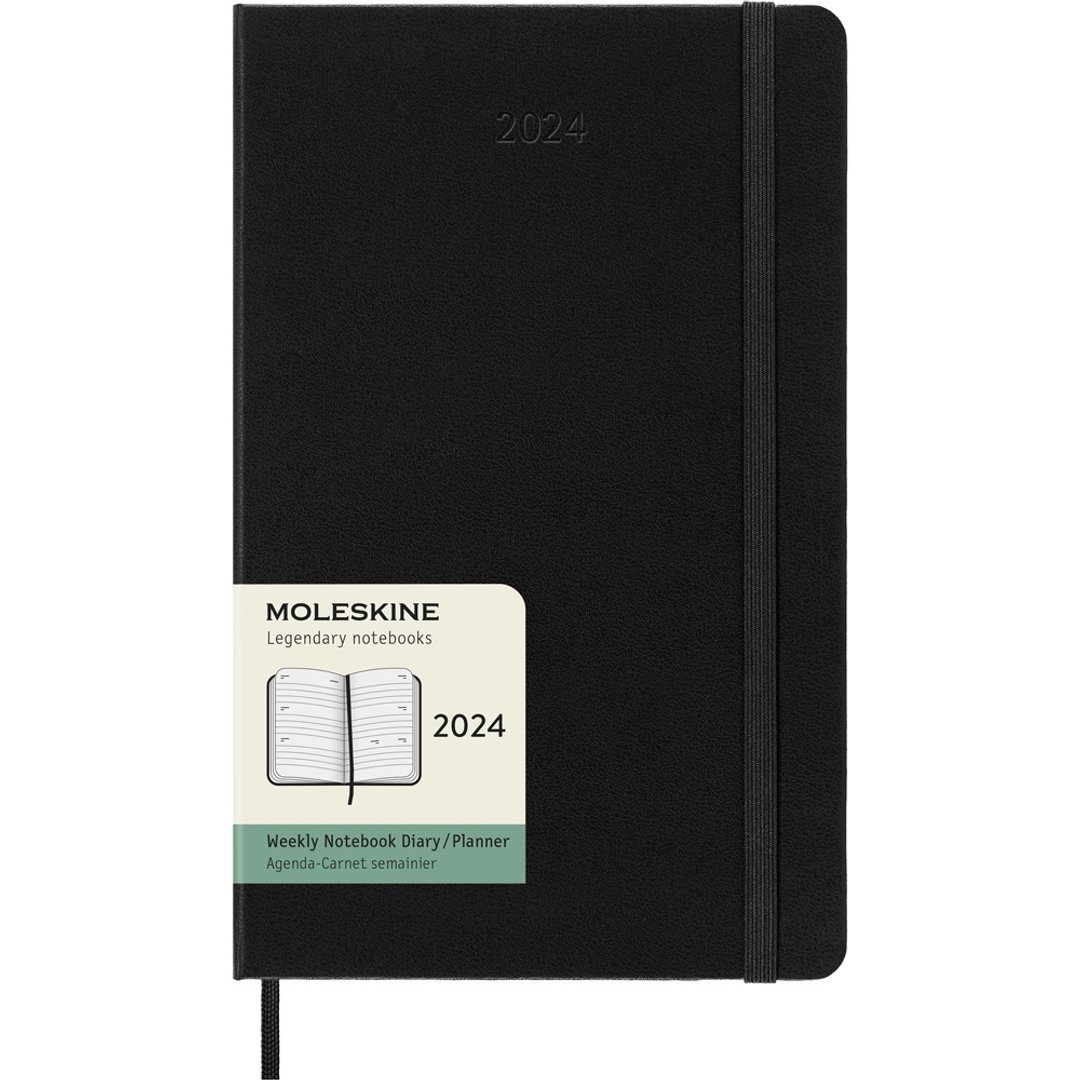 _勿上架__勿上架_MOLESKINE 2024 横式周记 12M 硬壳 L 型 黑 - 笔记本/手帐 - 纸 黑色