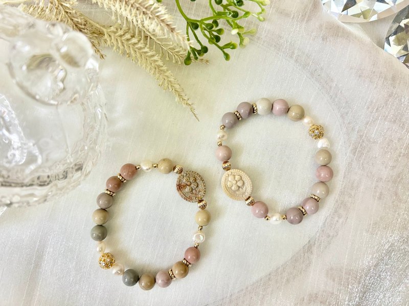 花牌阿拉善手链 阿拉善玛瑙 阿拉善玛瑙手链 手作饰品 手作手链 - 手链/手环 - 水晶 多色