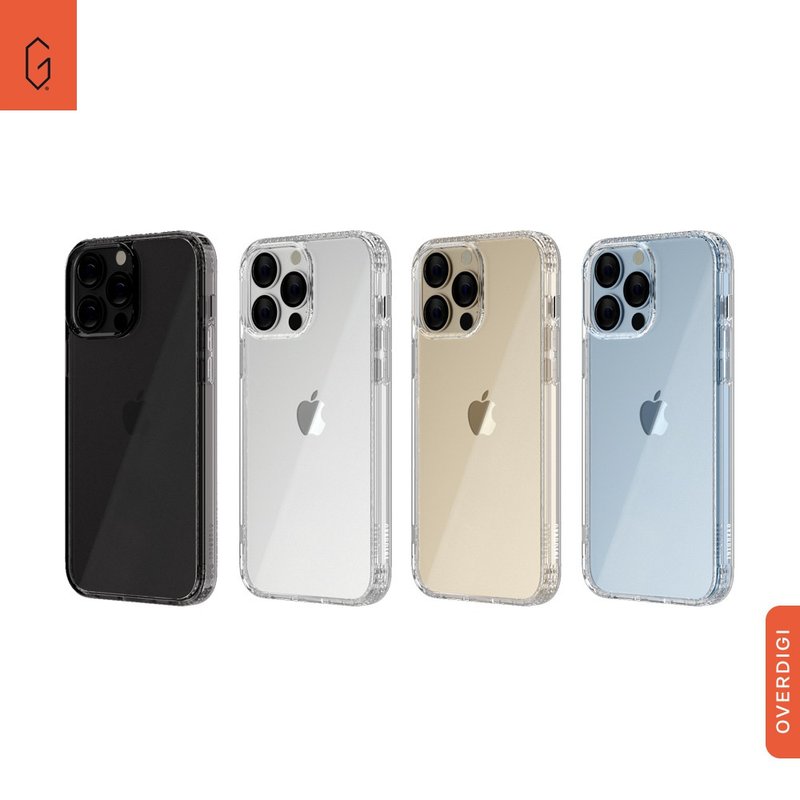 OVERDIGI V2 iPhone 13 /12 蜂巢晶格双料军规防摔透明壳 - 手机壳/手机套 - 塑料 透明