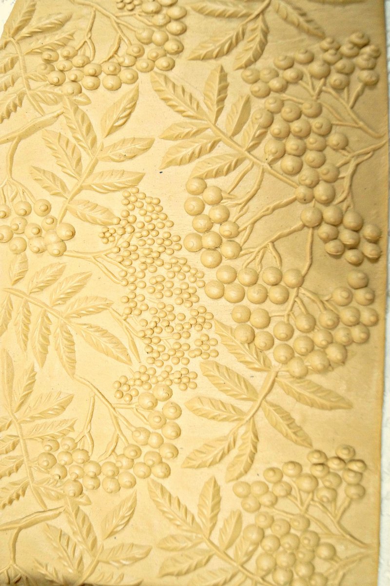 Rolling pin for cookies ,rolling pin with a pattern for cookies - 厨房用具 - 木头 咖啡色