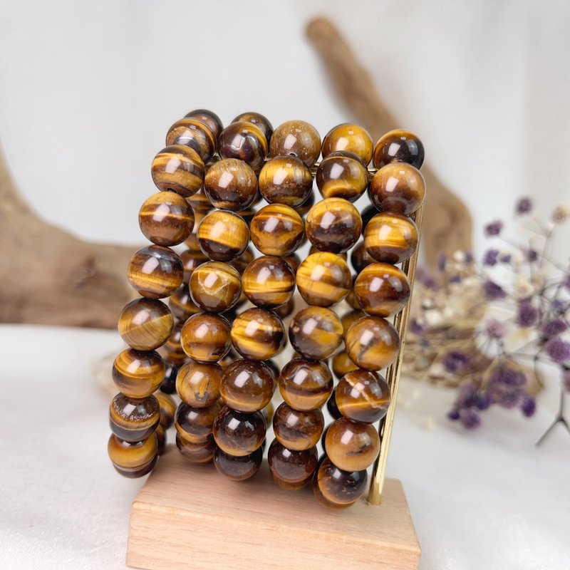 招财黄虎眼石手珠手链 - 手链/手环 - 宝石 