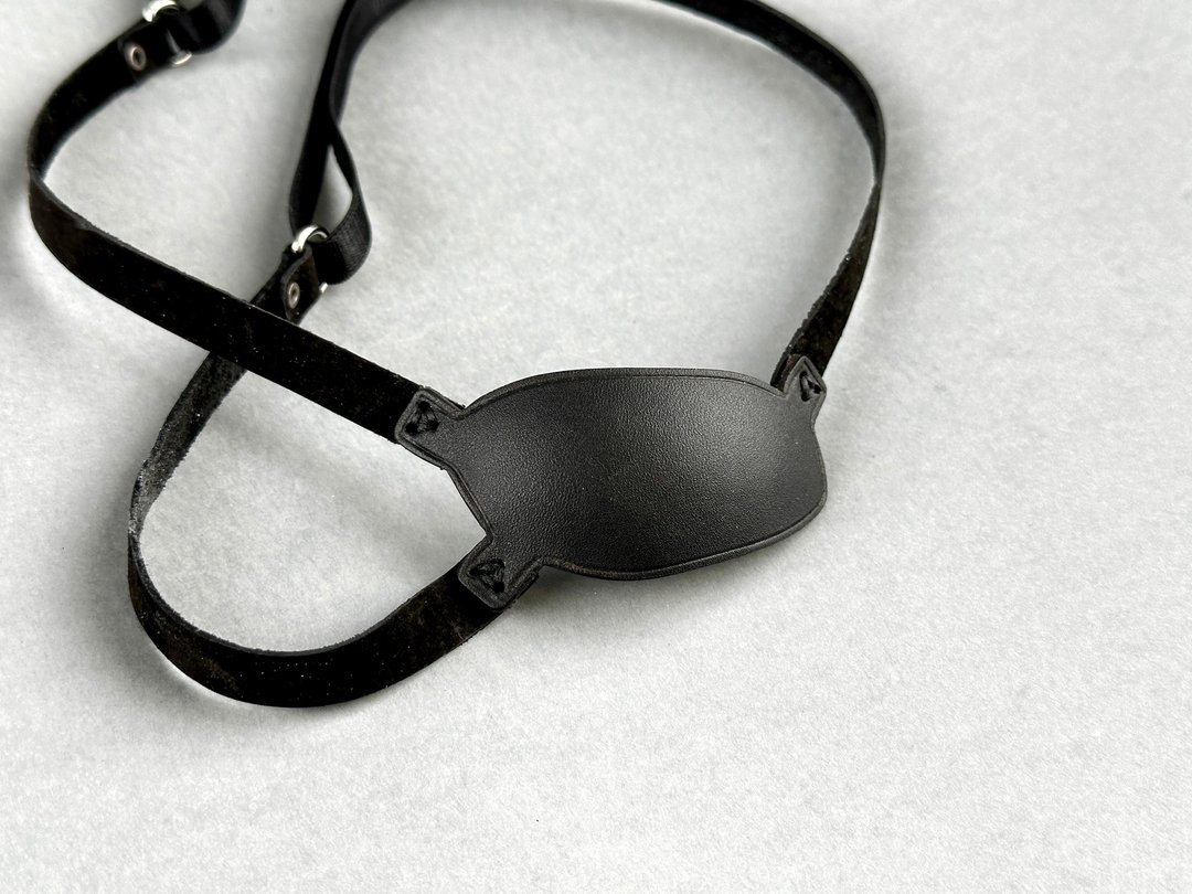 Kenpachi Leather Eye Patch | Kenpachi Zaraki Eye Patch | Man Eye Patch | - 眼罩 - 真皮 透明