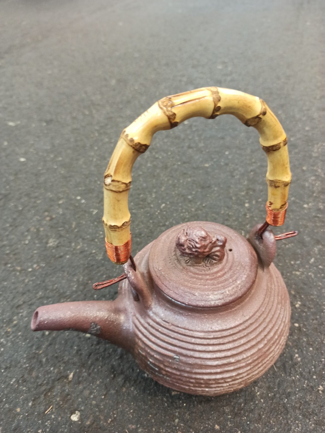 柴烧壶可直火 - 酒杯/酒器 - 陶 咖啡色