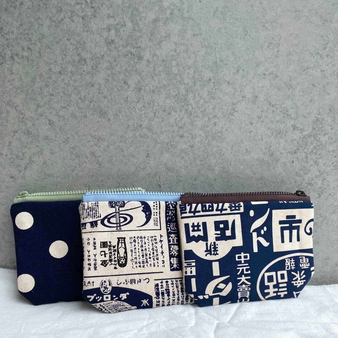 | 日式古着风 | 零钱包 收纳包 - 零钱包 - 棉 