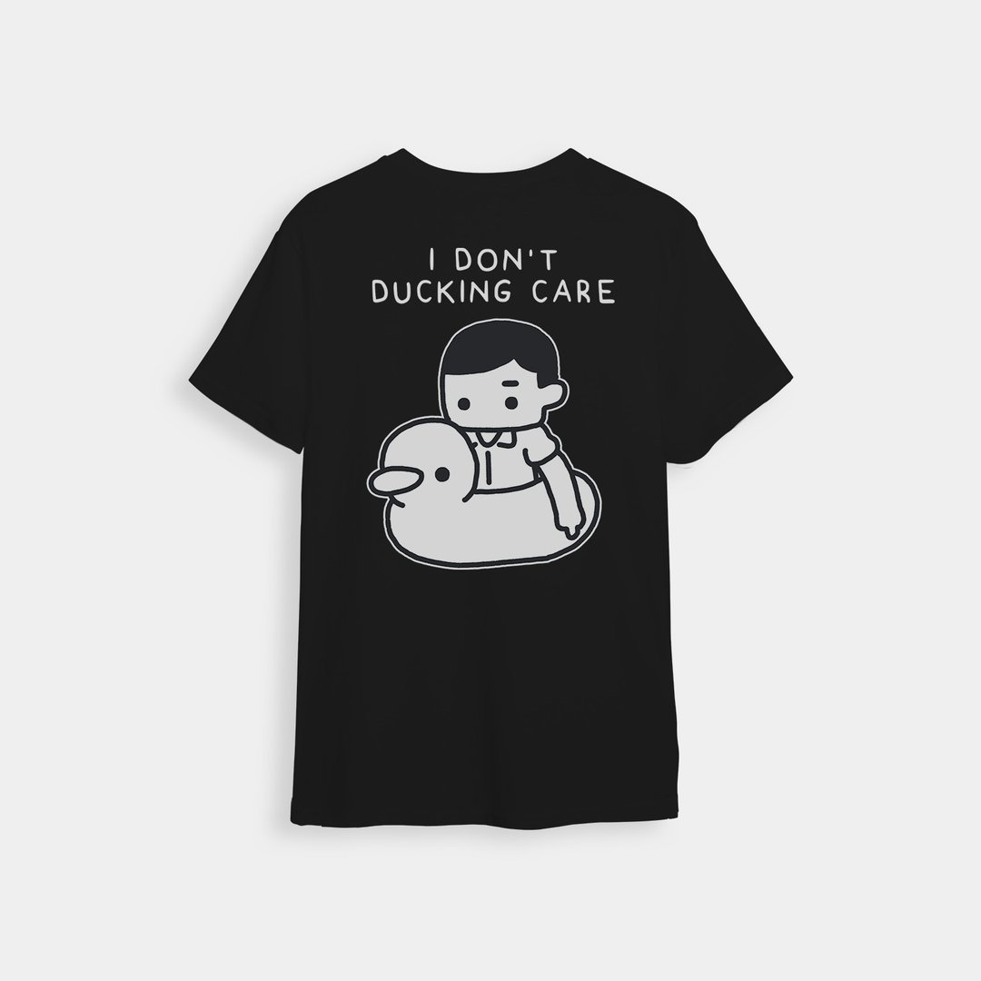 I Don't Ducking Care | T 恤 - 男装上衣/T 恤 - 棉 
