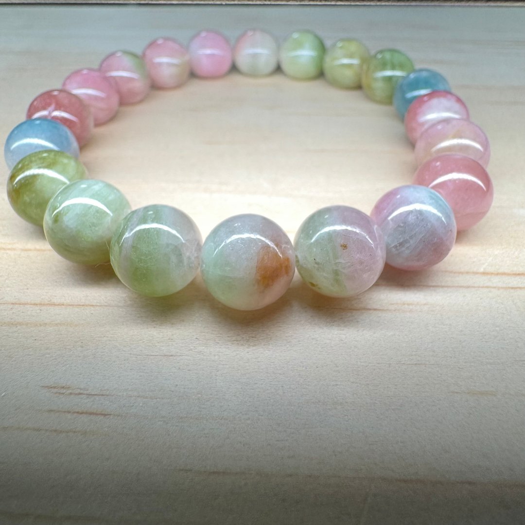 水晶手串_西瓜碧玺/多色碧玺/Watermelon Tourmaline - 手链/手环 - 水晶 