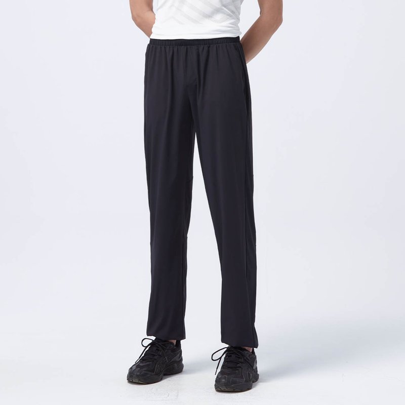 ULTRACOOL-高弹畅凉束口裤-黑 - 男士长裤 - 聚酯纤维 黑色