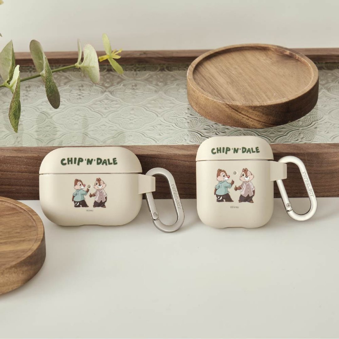 Disney Life-奇奇与蒂蒂款强悍防摔AirPods保护套 - 耳机收纳 - 塑料 多色