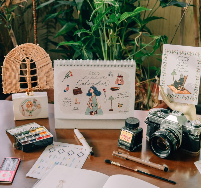 每一天都是全新 甜蜜生活 2023 月历 桌历 有时效性 - 年历/台历 - 纸 多色