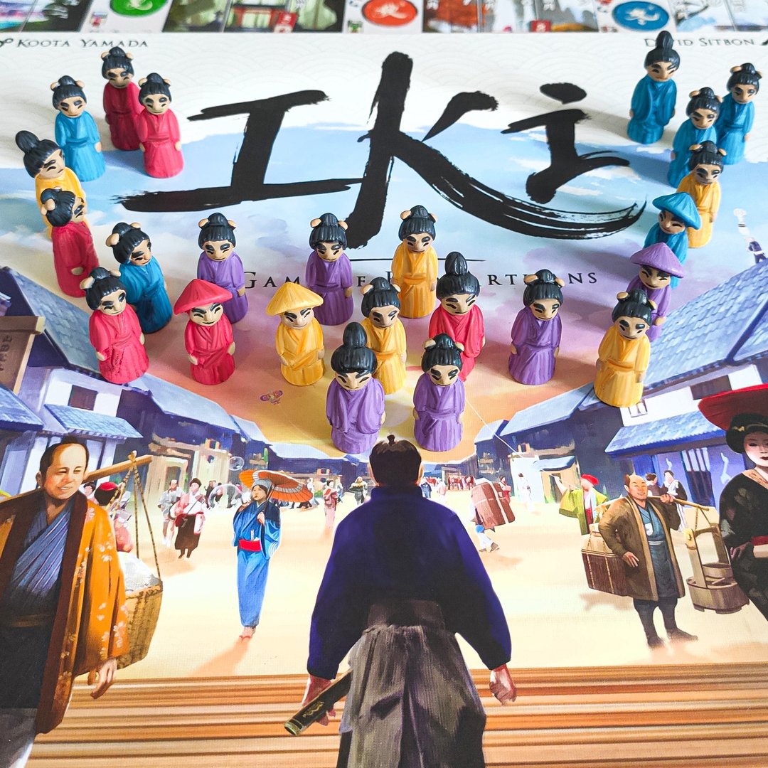 与 IKI 棋盘游戏兼容的豪华工人代币 - 桌游/玩具 - 其他材质 