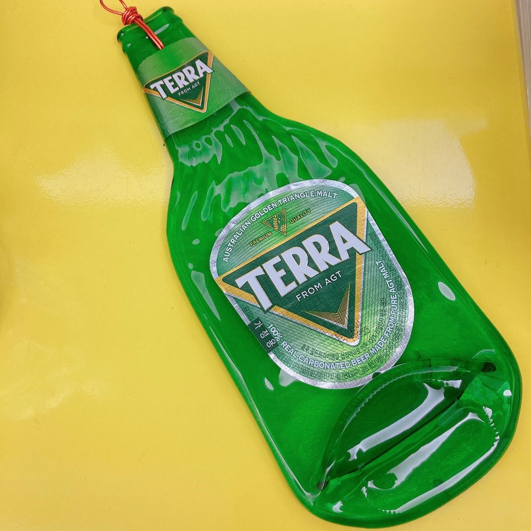 韩国孔刘代言 Terra啤酒 原瓶吊饰 壁挂 摆件 - 吊饰 - 玻璃 