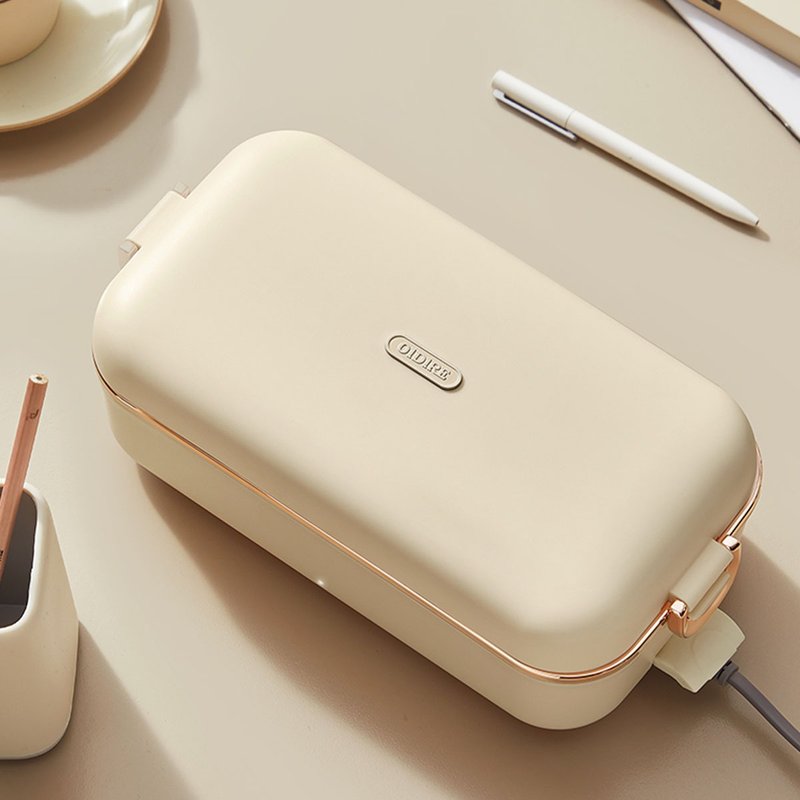 【免运特惠】OIDIRE多功能电热饭盒免注水加热可插电 - 便当盒/饭盒 - 其他材质 白色