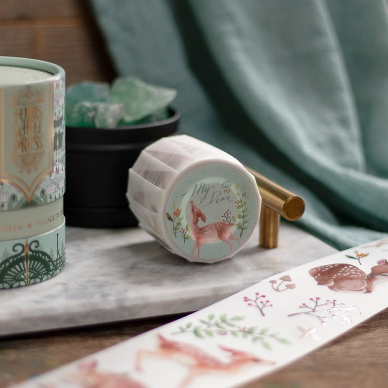 My Dear - 5cm 雾面PET胶带 - 纸胶带 - 塑料 蓝色