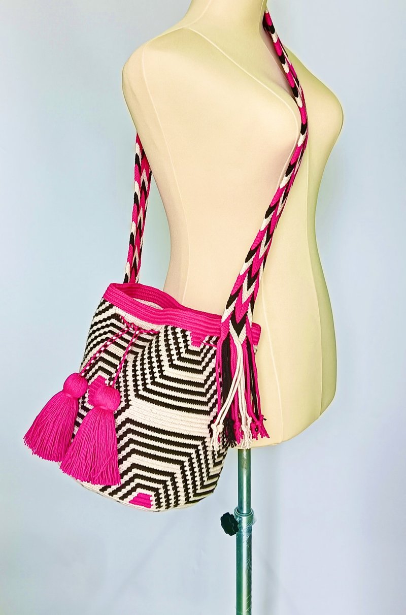 Waiyu Bag, 3-color, Size M - 侧背包/斜挎包 - 棉．麻 