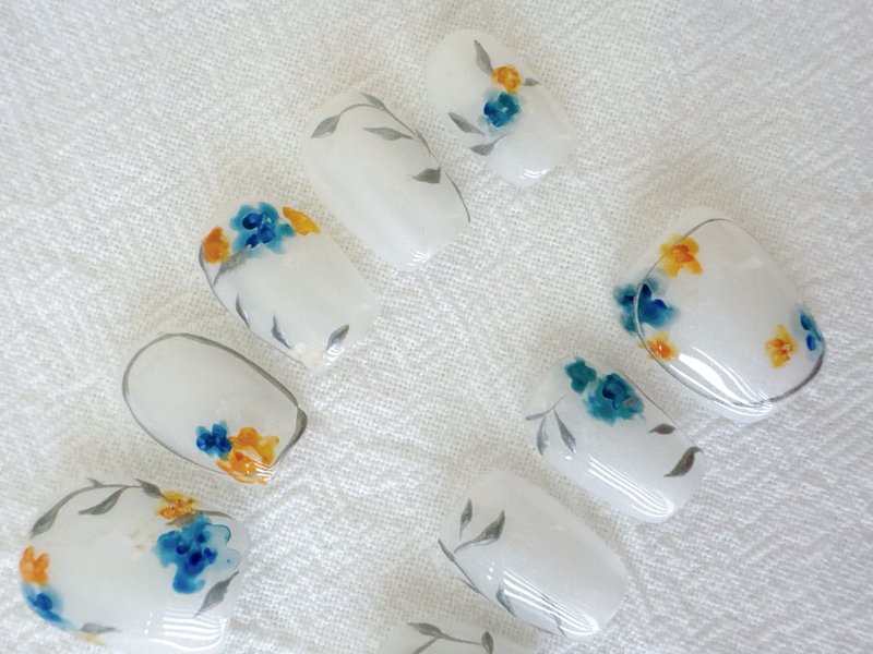 现货 | 水彩花与银叶 :: - 其他 - 其他材质 