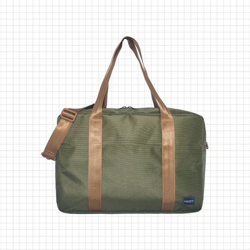 CR2 旅行两用托特包 CR2-1064-OG【 台湾原创品包包品牌】 - 行李箱/行李箱保护套 - 尼龙 绿色