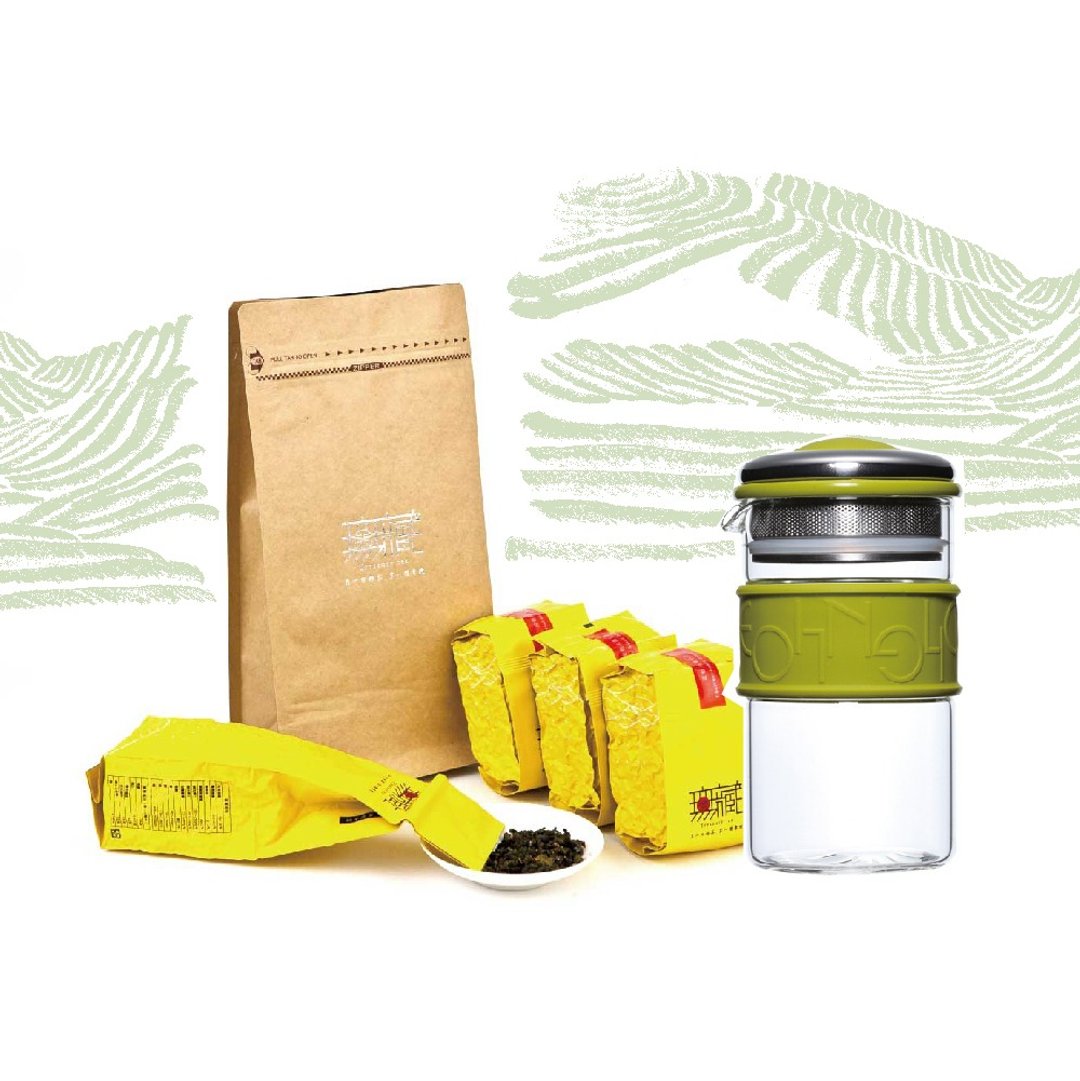 【春茶限量组合】高山茶600g+便利滤泡壶400ml. - 茶 - 新鲜食材 绿色