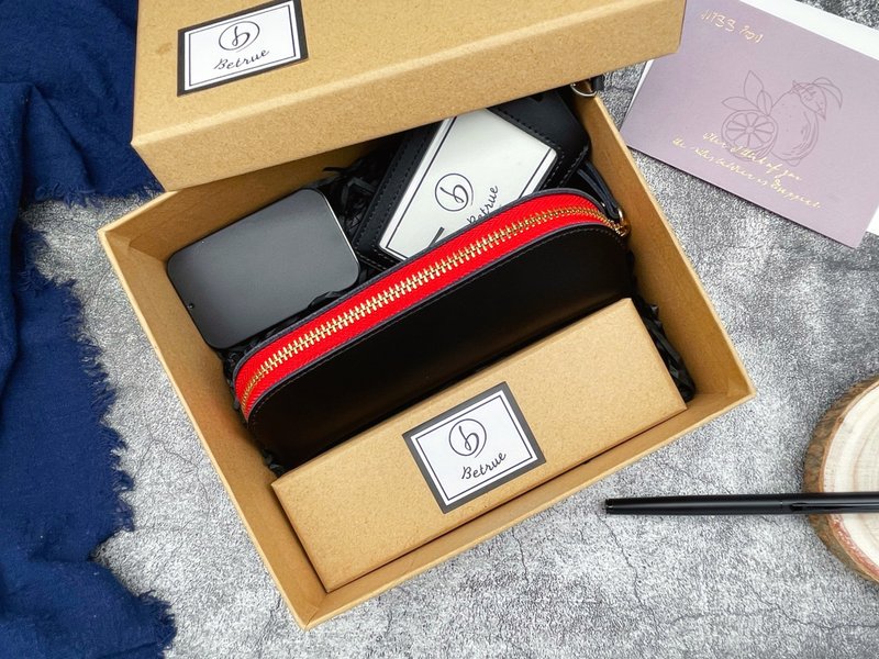 【快速定制_圣诞礼盒】赠刻字_品初_乘风飞翔钢笔礼盒 送笔袋 - 钢笔 - 真皮 黑色