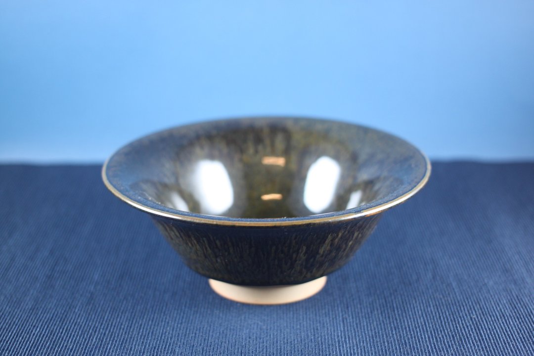 朽木纹天目大碗 莺歌名家叶敏祥手工作品 - 碗 - 陶 多色