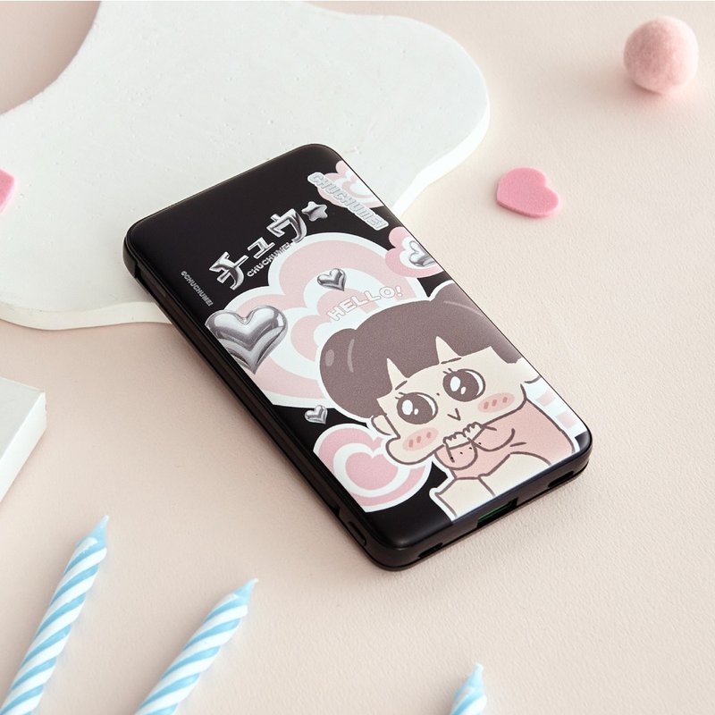 啾啾妹试图Y3K双线快充10000mAh行动电源 - 充电宝/传输线 - 塑料 多色