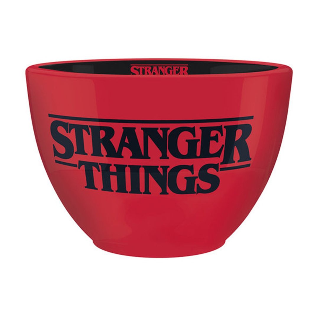 【怪奇物语】Stranger Things 颠倒世界主题碗 - 碗 - 陶 红色