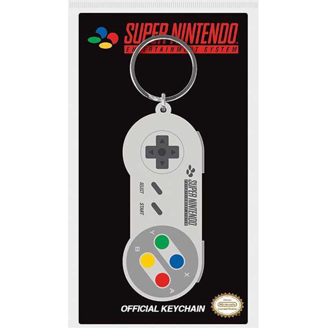 【任天堂】超任手把造型  (超级任天堂 SNES) - 进口钥匙圈 - 钥匙链/钥匙包 - 其他材质 多色