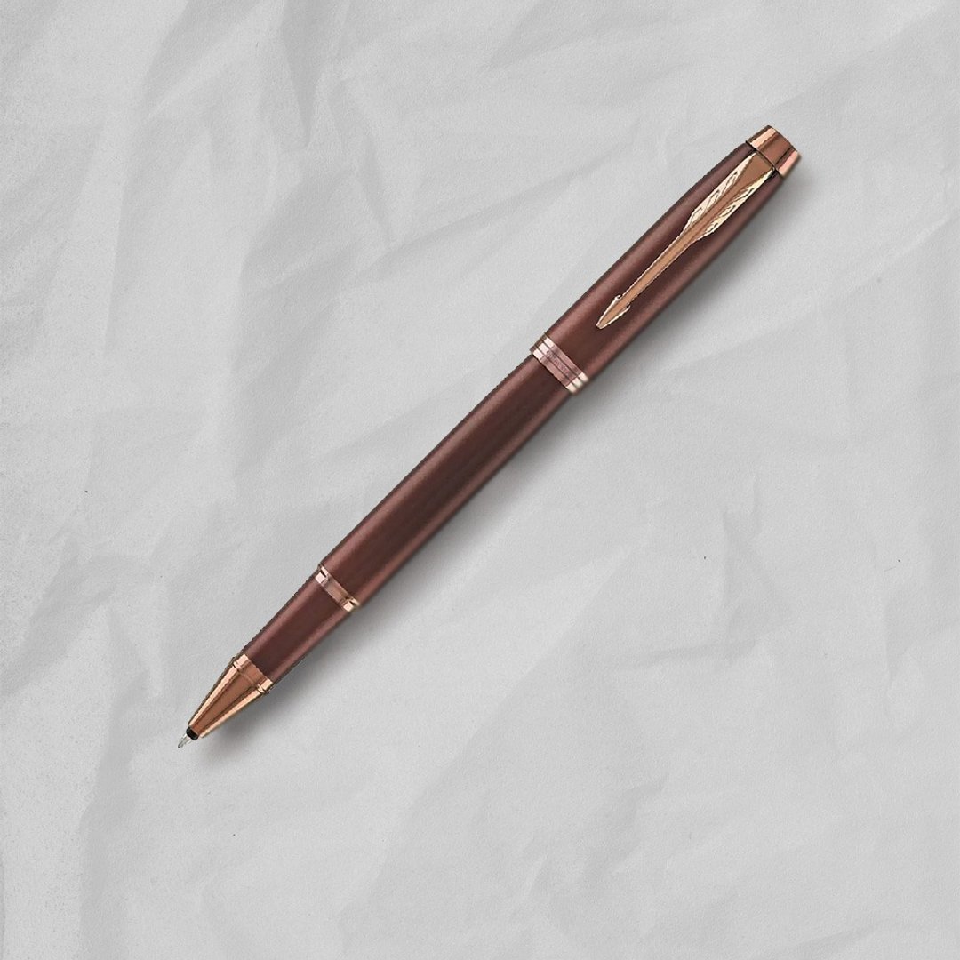 PARKER 派克 新IM金属系列 酒棕红 钢珠笔  免费刻字 (原厂正货) - 钢珠笔 - 其他材质 红色