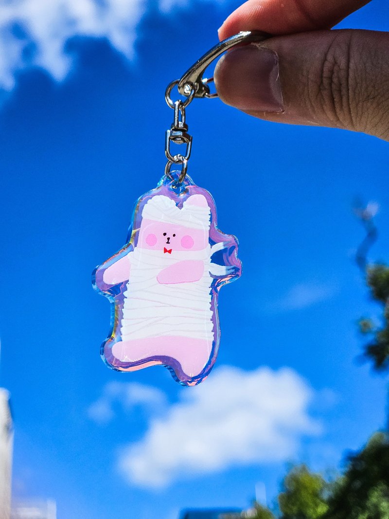 \特别版/ 木乃伊 兔兔 滴胶 压克力 吊饰 钥匙圈 - 吊饰 - 压克力 