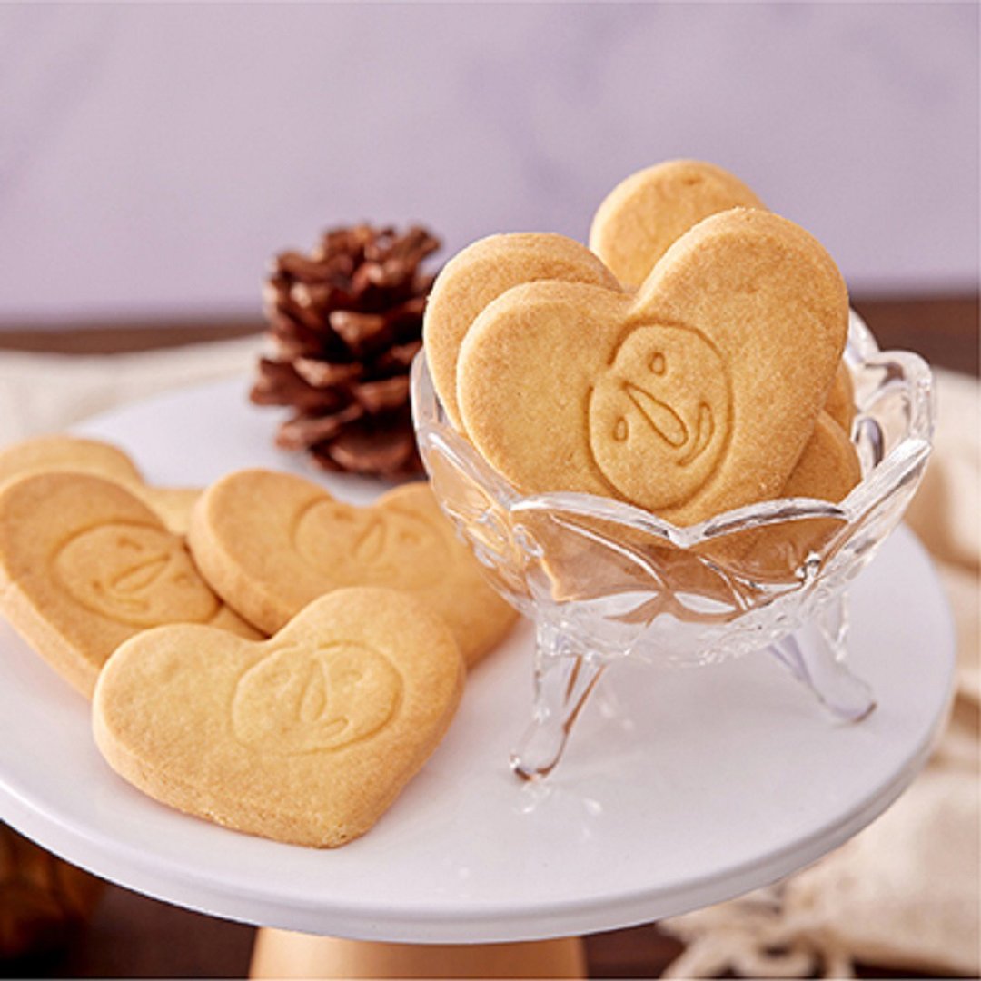 【喜憨儿】爱心LOGO饼干-50片/盒 I 单片装 - 手工饼干 - 新鲜食材 