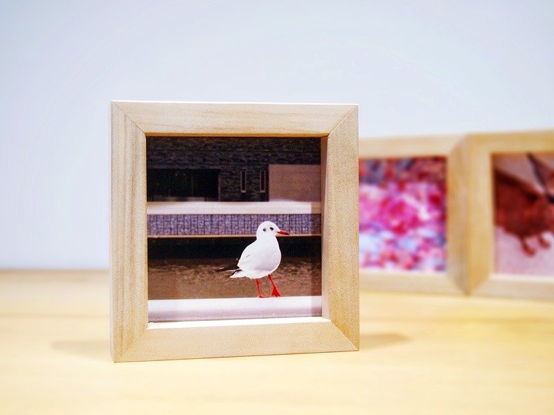 手工木框画(双面照片订制款) - 订制画像 - 木头 咖啡色